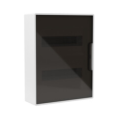 Изображение товара Щит распределительный навесной DKC Frame ЩРН-П пластиковый IP40 398,6х311,6х102 мм 24 модуля непрозрачная дверь