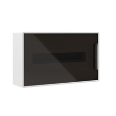 Щит распределительный навесной DKC Frame ЩРН-П пластиковый IP40 242,4х416,4х102,2 мм 18 модулей непрозрачная дверь - фото 1