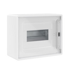 Щит распределительный навесной DKC Frame ЩРН-П пластиковый IP40 180,9х224,4х102 мм 8 модулей прозрачная дверь