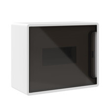 Щит распределительный навесной DKC Frame ЩРН-П пластиковый IP40 180,9х224,4х102 мм 8 модулей непрозрачная дверь