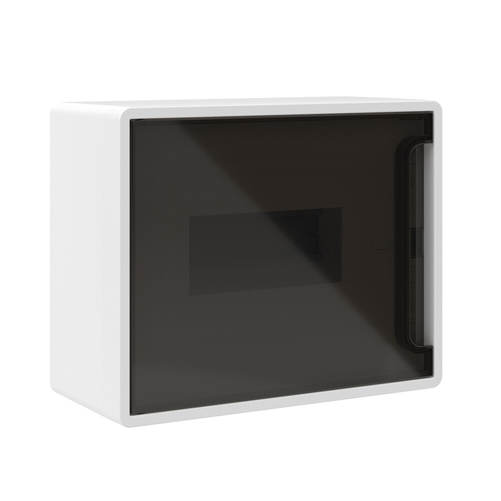 

Щит распределительный навесной DKC Frame ЩРН-П пластиковый IP40 180,9х224,4х102 мм 8 модулей непрозрачная дверь, Белый