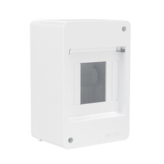 Изображение товара Щит распределительный навесной DKC Frame ЩРН-П пластиковый IP40 140,3х93,8х86,2 мм 4 модуля