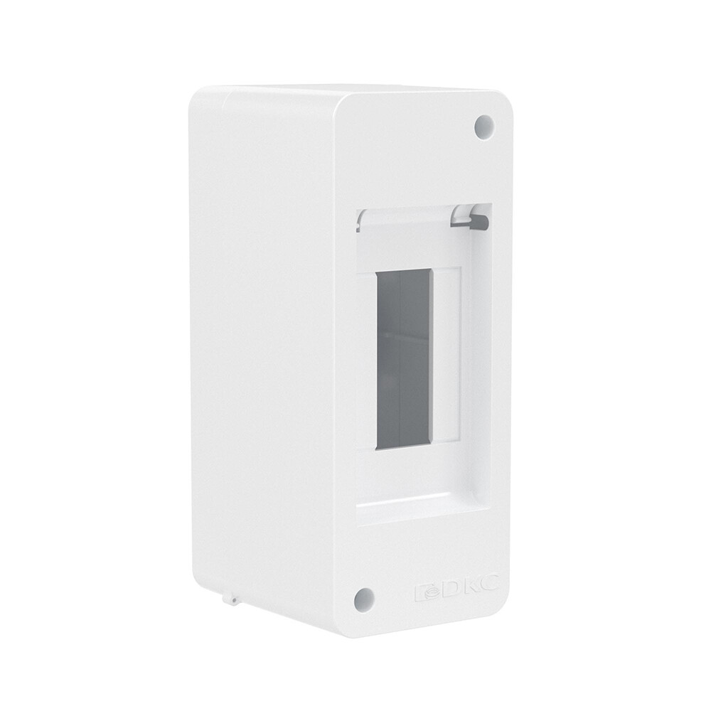

Щит распределительный навесной DKC Frame ЩРН-П пластиковый IP40 141,5х59х86,2 мм 2 модуля, Белый
