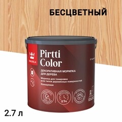 Изображение товара Морилка Tikkurila/Tikkivala Pirtti Color водная бесцветная 2,7 л
