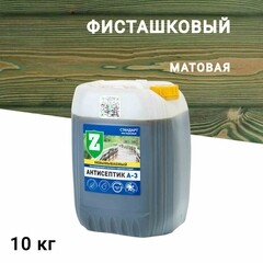 Изображение товара Антисептик Зелест А-3 Стандарт невымываемый для дерева биозащитный 10 кг зеленый