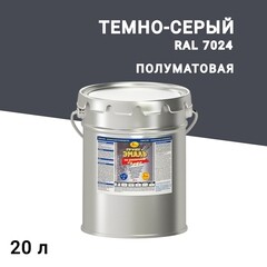Изображение товара Грунт-эмаль по ржавчине 3в1 Новбытхим графит RAL 7024 полуматовая 20 л
