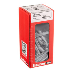 Дюбель универсальный Fischer UX 6x50 мм нейлон с буртом (100 шт.) - фото 3