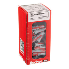 Дюбель универсальный Fischer DuoPower 10x50 мм нейлон (50 шт.) - фото 3