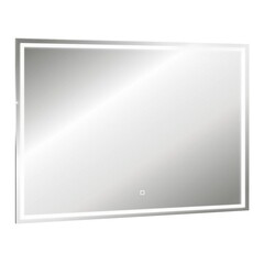 Зеркало с подсветкой прямоугольное 100х80 см с сенсорным включением Abber See (AG6115S-1.0) - фото 1