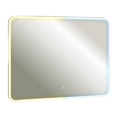 Зеркало с подсветкой прямоугольное 100х80 см с сенсорным включением Abber See (AG6109SL-1.0) - фото 1