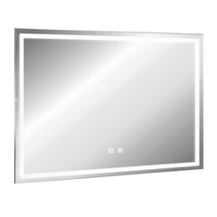 Зеркало с подсветкой прямоугольное 80х60 см с сенсорным включением Abber See (AG6104SP) - фото 1
