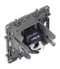 Розетка компьютерная Legrand Etika встраиваемая белая RJ45 (672241) - фото 5