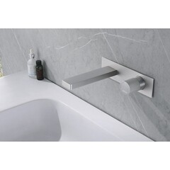 Смеситель для раковины встраиваемый Abber Rund одновентинтильный (прогрессивный) сатин (AF8712SP) - фото 3