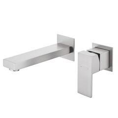 Смеситель для раковины встраиваемый Abber Daheim однорычажный сатин (AF8212SP)