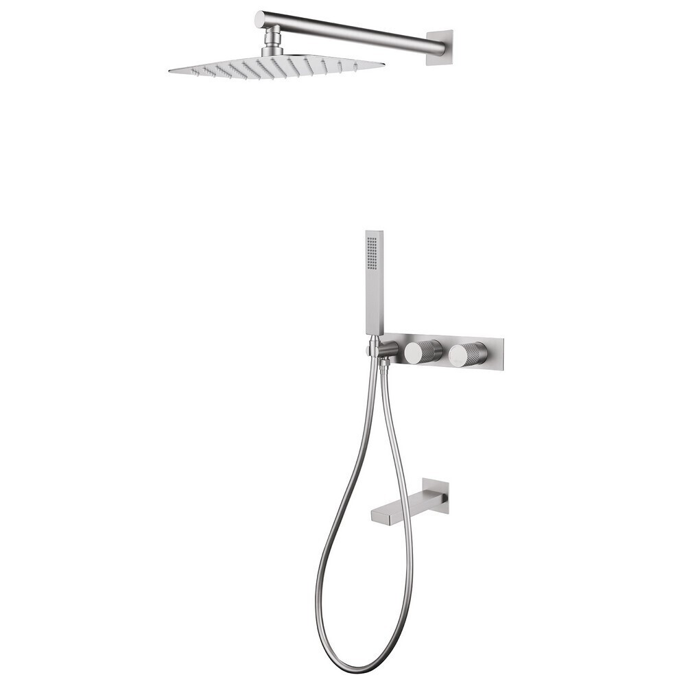 Изображение товара Душевая система Abber Rund AF8717SP (сатин) с верхним душем