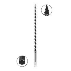 Изображение товара Сверло по дереву винтовое Vira 14х460 мм (552043)