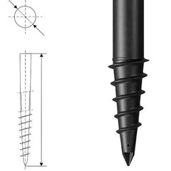 Свая винтовая d76х2000 мм