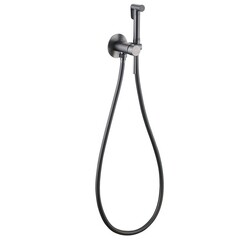 Изображение товара Смеситель с гигиеническим душем встраиваемый Abber Wasser Kreis со скрытой частью в комплекте никель (AF8125NG)