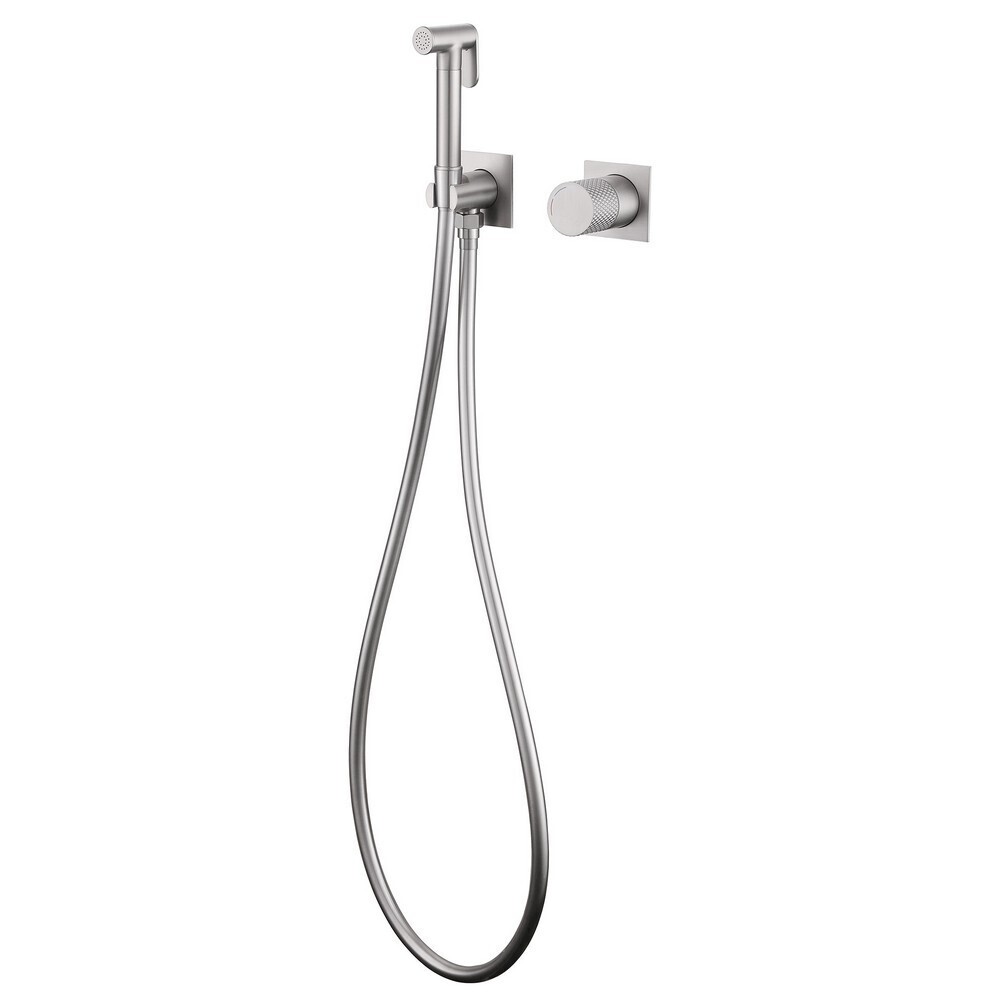 

Смеситель с гигиеническим душем встраиваемый Abber Rund со скрытой частью в комплекте сатин (AF8725SP)