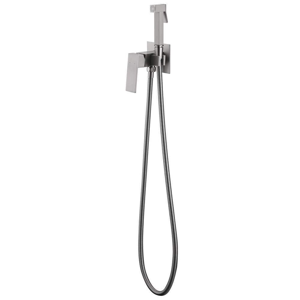 

Смеситель с гигиеническим душем встраиваемый Abber Daheim со скрытой частью в комплекте сатин (AF8226SP)