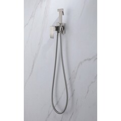 Смеситель с гигиеническим душем встраиваемый Abber Wasserfall со скрытой частью в комплекте сатин (AF8625SP) - фото 3