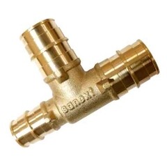 Изображение товара Тройник Sanext Lite 25 х 25 х 20 мм латунь (46375)