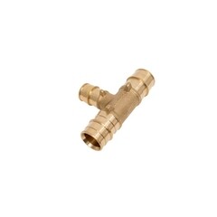Тройник Sanext Lite 25 х 20 х 25 мм латунь (46355) - фото 1