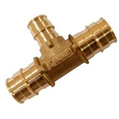 Изображение товара Тройник Sanext Lite 25 х 16 х 25 мм латунь (46335)