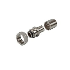 Евроконус Sanext 20 мм х 3/4 ВР(г) для труб из сшитого полиэтилена с накидной гайкой (4939) - фото 1