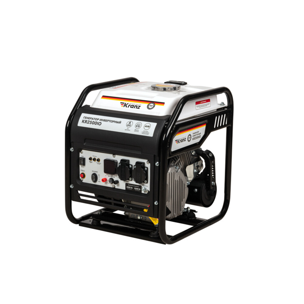 

Генератор бензиновый Kranz KR2500IO 2 кВт инверторного типа (KR-16-1142)