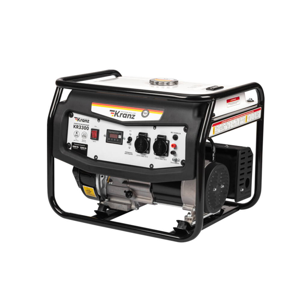 

Генератор бензиновый Kranz KR3300 2,8 кВт (KR-16-1133)