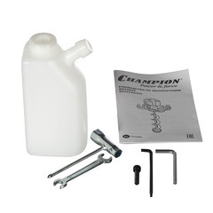 Мотобур со шнеком Champion AG243 d150 мм 1250 Вт (AG243) - фото 4