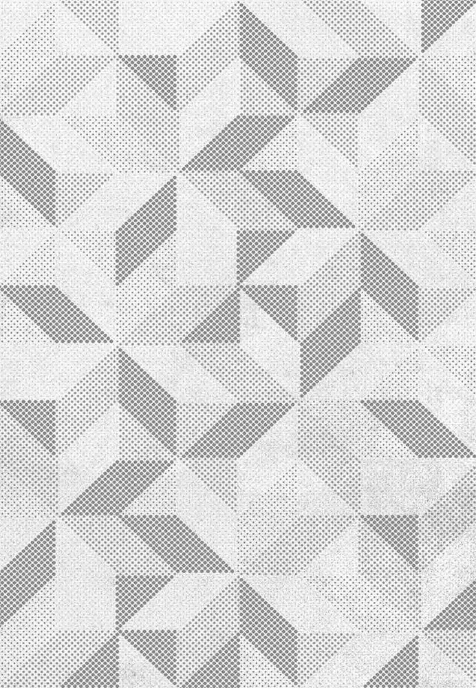 Изображение товара Плитка декор Axima Дорадо серая геометрия 400x280x8 мм