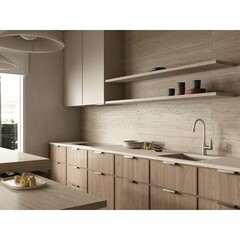 Смеситель для кухни Cersanit Moduo белый/хром с высоким изливом однорычажный (68232) - фото 7