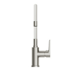 Смеситель для кухни Cersanit Moduo белый/хром с высоким изливом однорычажный (68232) - фото 9