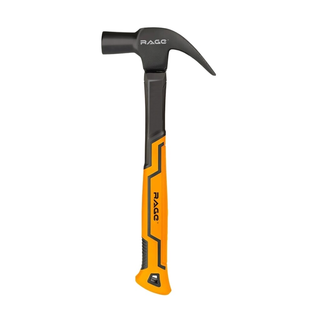 

Молоток-гвоздодер Rage by Vira 560 г фибергласовая ручка (900225), Оранжевый