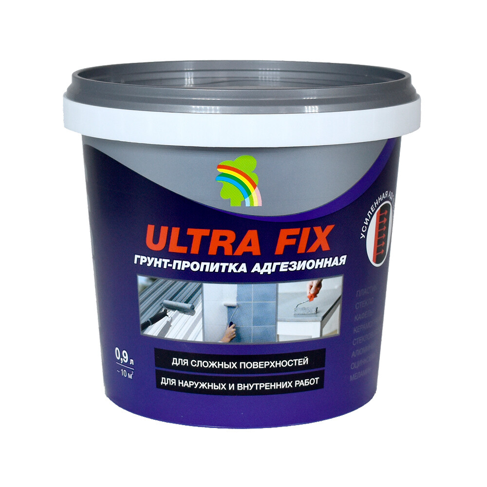 Изображение товара Грунт Радуга Ultra Fix 0,9 л для глубокого проникновения