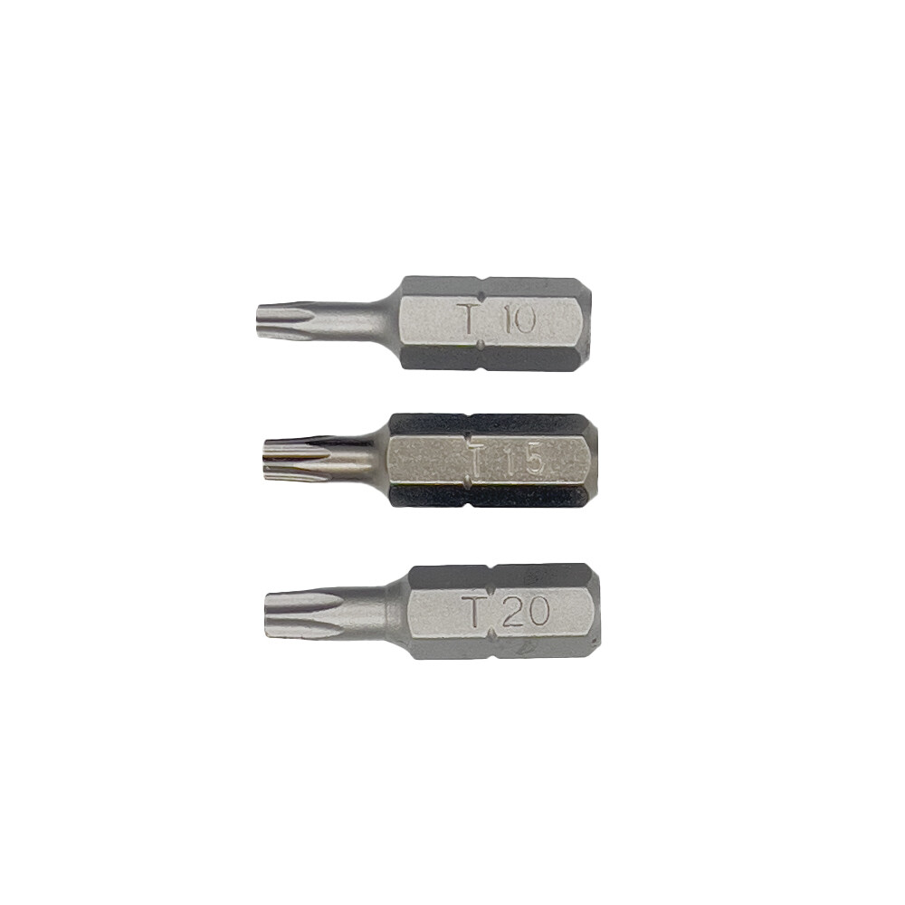Изображение товара Набор бит Felo Industrial TX15 TX20 TX25 25 мм 3 шт. для шуруповерта
