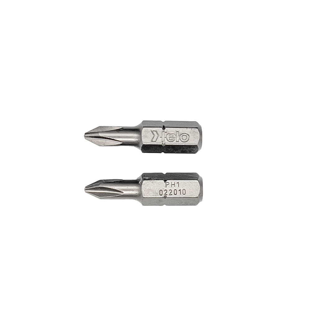 Изображение товара Бита Felo Industrial PH1 25 мм 2 шт. короткая крестовая для шуруповерта