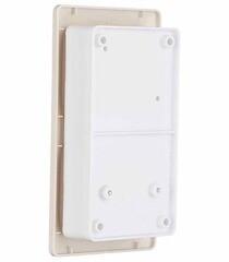 Блок выключатель и розетка Systeme Electric Glossa трехклавишный встраиваемый бежевый со шторками (GSL000278) - фото 3