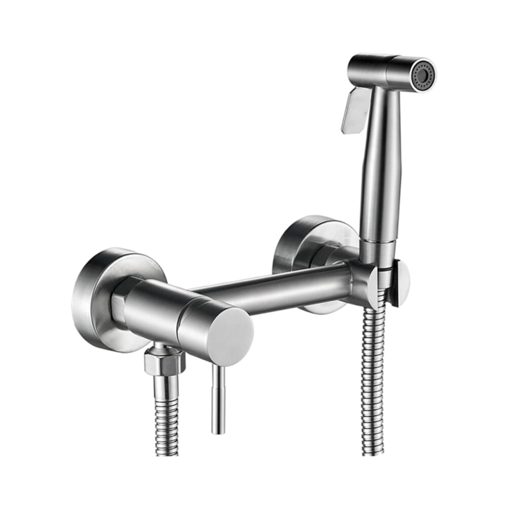 

Смеситель с гигиеническим душем Haiba HB5520 со скрытой частью в комплекте хром (550881)