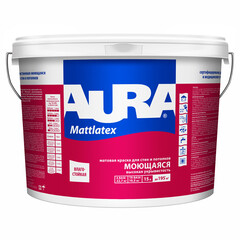 Краска моющаяся Aura Interior Mattlatex база A белая 15 л - фото 9
