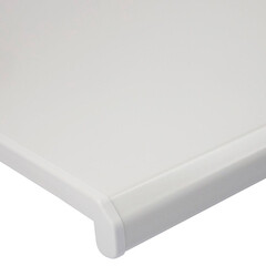 Подоконник ПВХ Danke 300х3000х18 мм сатин бьянко белый матовый - фото 1