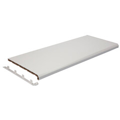 Подоконник ПВХ Danke 400х2000х18 мм сатин бьянко белый матовый - фото 2