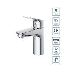 Смеситель для раковины BelBagno однорычажный хром (DUE-LVM-CRM-W0) - фото 3