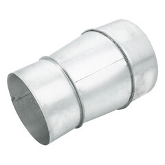 Изображение товара Переход с круглых воздуховодов d125 мм на круглые d150 мм оцинкованный