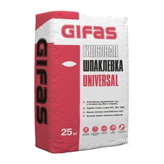Шпаклевка гипсовая Gifas Universal универсальная белая 25 кг