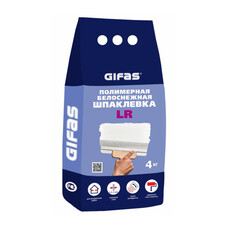 Шпаклевка полимерная Gifas LR универсальная белая 4 кг