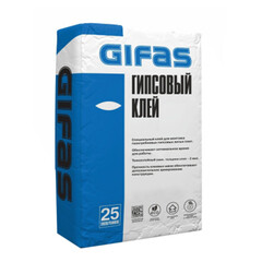 Клей для ПГП/ГКЛ/ГВЛ Gifas гипсовый зимний 25 кг