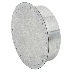 Заглушка оцинкованная d125 мм - фото 3